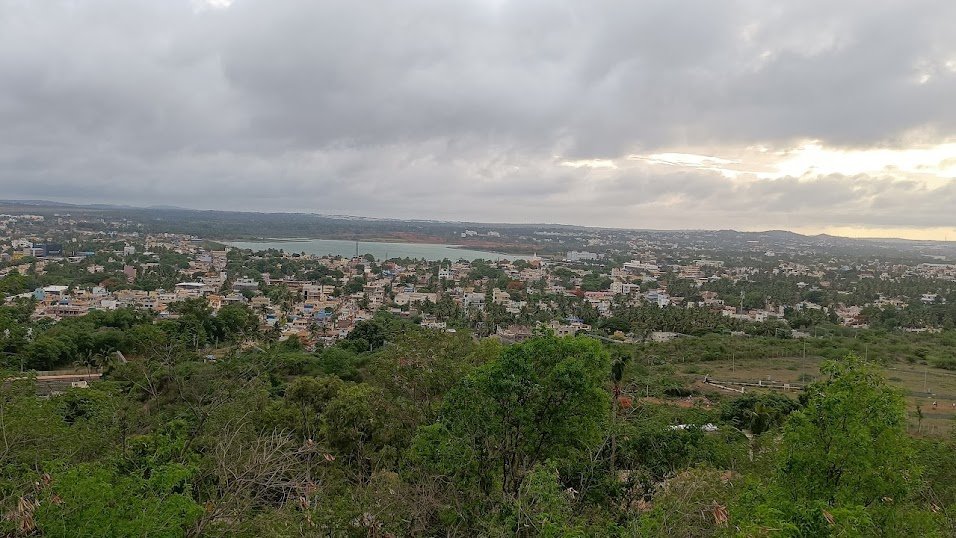 Nrupatunga Betta, view of city from the top