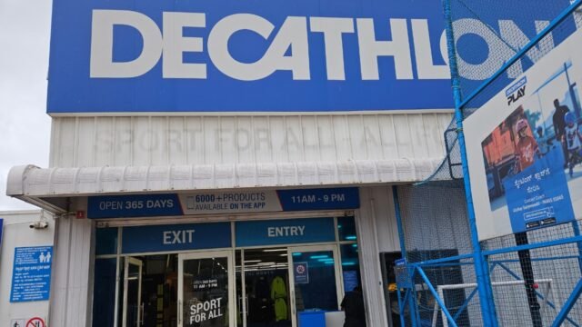 Decathlon Hubli store main entrance