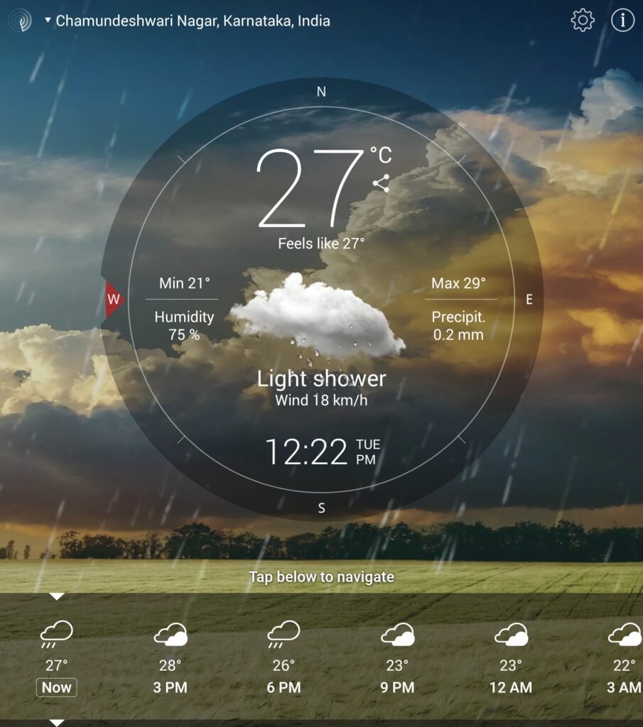 Weather Live Mobile app