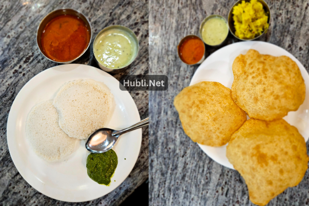 No 1 Idli in Hubli at Swathi Hotel